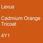 Preview: Lexus, Cadmium Orange Tricoat, 4Y1.